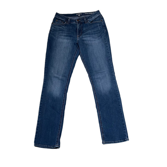 Lee Riders Womens Jeans Size 28X30 Mid-Rise Straight Leg Denim Blue Cotton Blend - Picture 1 of 4